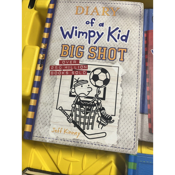Lot Of 6 Diary Of A Wimpy Kid New Books By Jeff Kinney Big Shot Diaper Overload - Picture 7 of 7